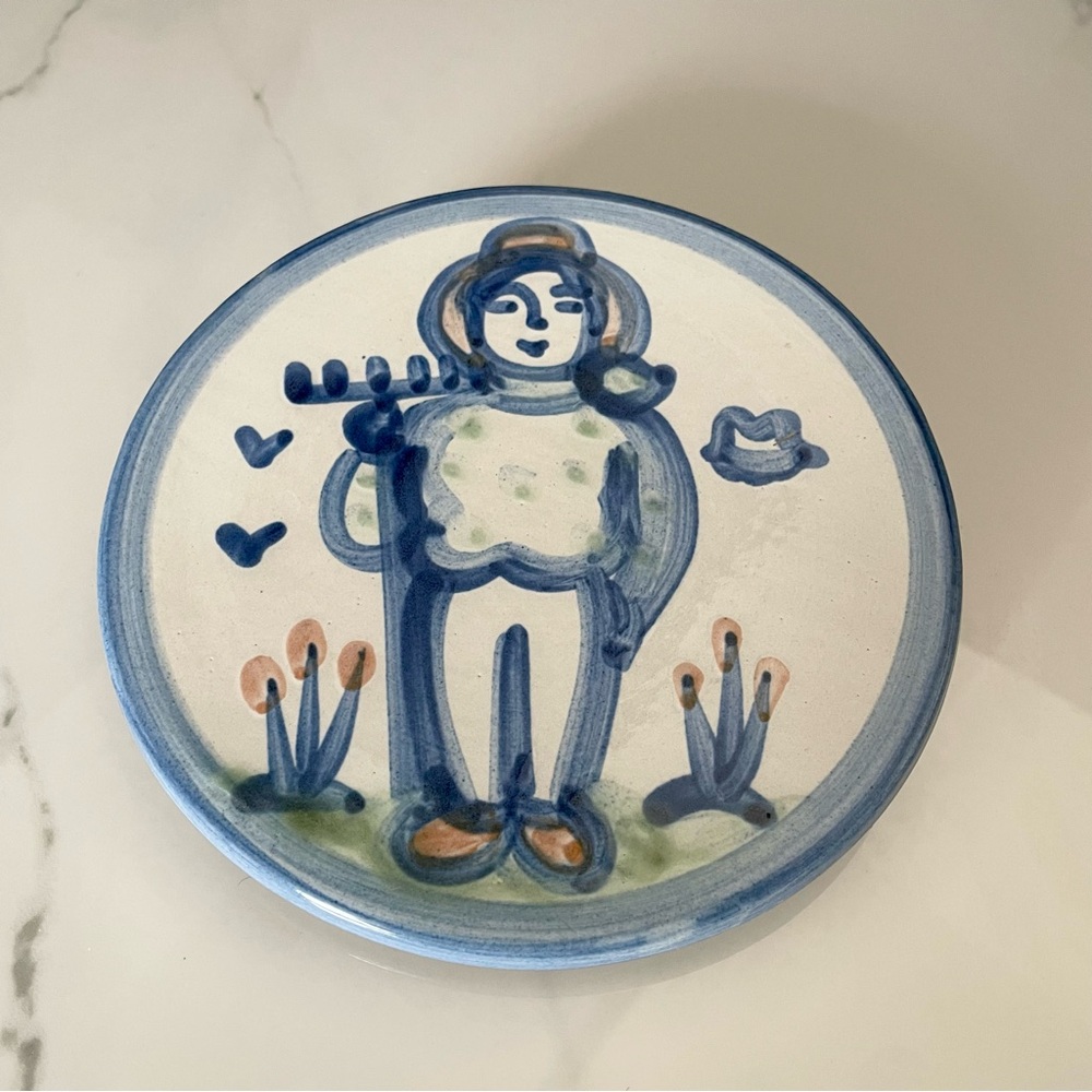 Farmer Round Trivet by M.A. Hadley